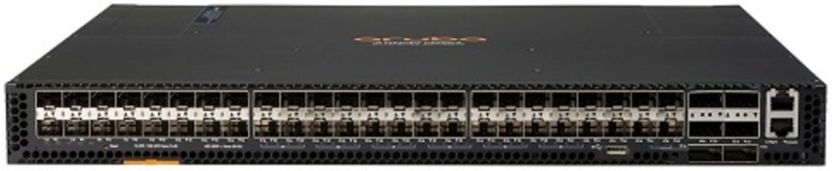 Aruba CX8320-48P JL479A angled side view of enterprise switch Aruba CX8320-48P JL479A angled side view of enterprise switch